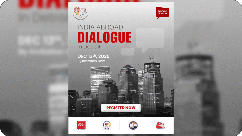 India Abroad Dialogue in Detroit 2025